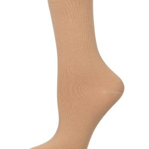 Women's Organic Cotton Basic Flat Knit Crew Sock